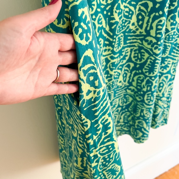 NWT Soft Surroundings Short Santiago Gaia Dress in Tropical Green Size XL - Picture 10 of 13